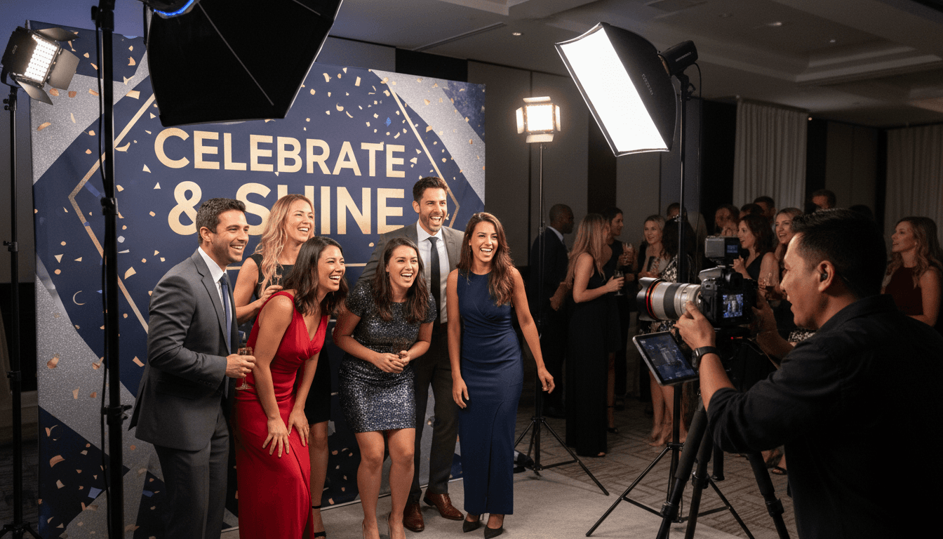 iPad photo station in action